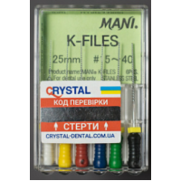 K-FILES, К-Файли, Mani, 25 мм, 6 шт, №30